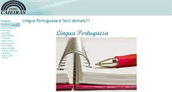Desktop Screenshot of linguaportuguesa.ceseccaieiras.com.br