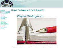 Tablet Screenshot of linguaportuguesa.ceseccaieiras.com.br
